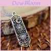 Moonstone Pendant Necklace For Women Men With Geometric Design And Alloy Material For Fashionistas
