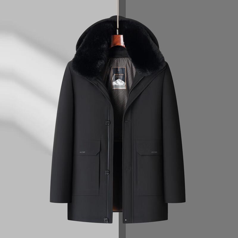 YUZHAOLIN Men's Winter Warm Hooded Parka Jacket