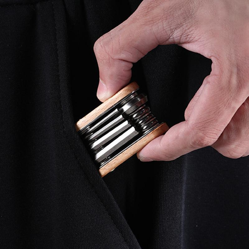 Bike Repair Tools Riding Maintenance Accessories 8-in-1 Cycling Repair Tool Kit Multi Function Accessories Set For Road Mountain