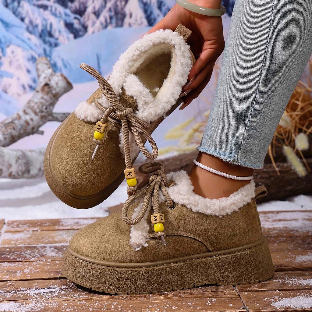 Winter Boots for Women Thicke Plush Warm Ankle Boot Outdoor Non Slip Snow Boots for Women Winter Casual Cotton Shoes Botas Mujer