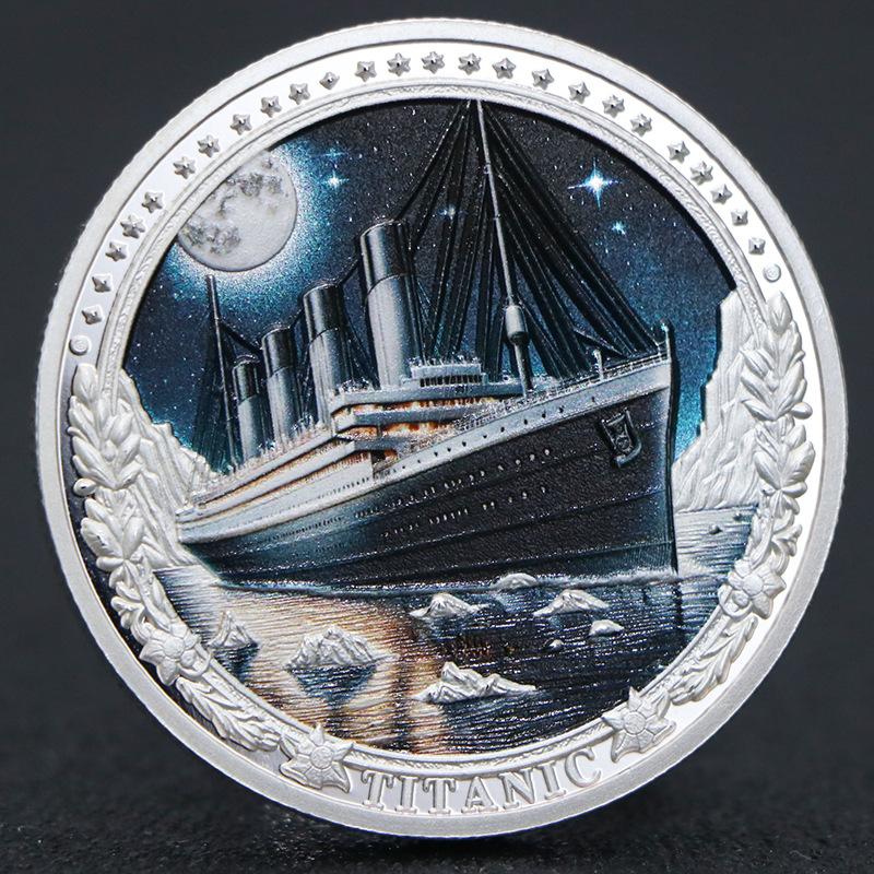 Titanic Commemorative Coin Metal Electroplating Commemorative Medal