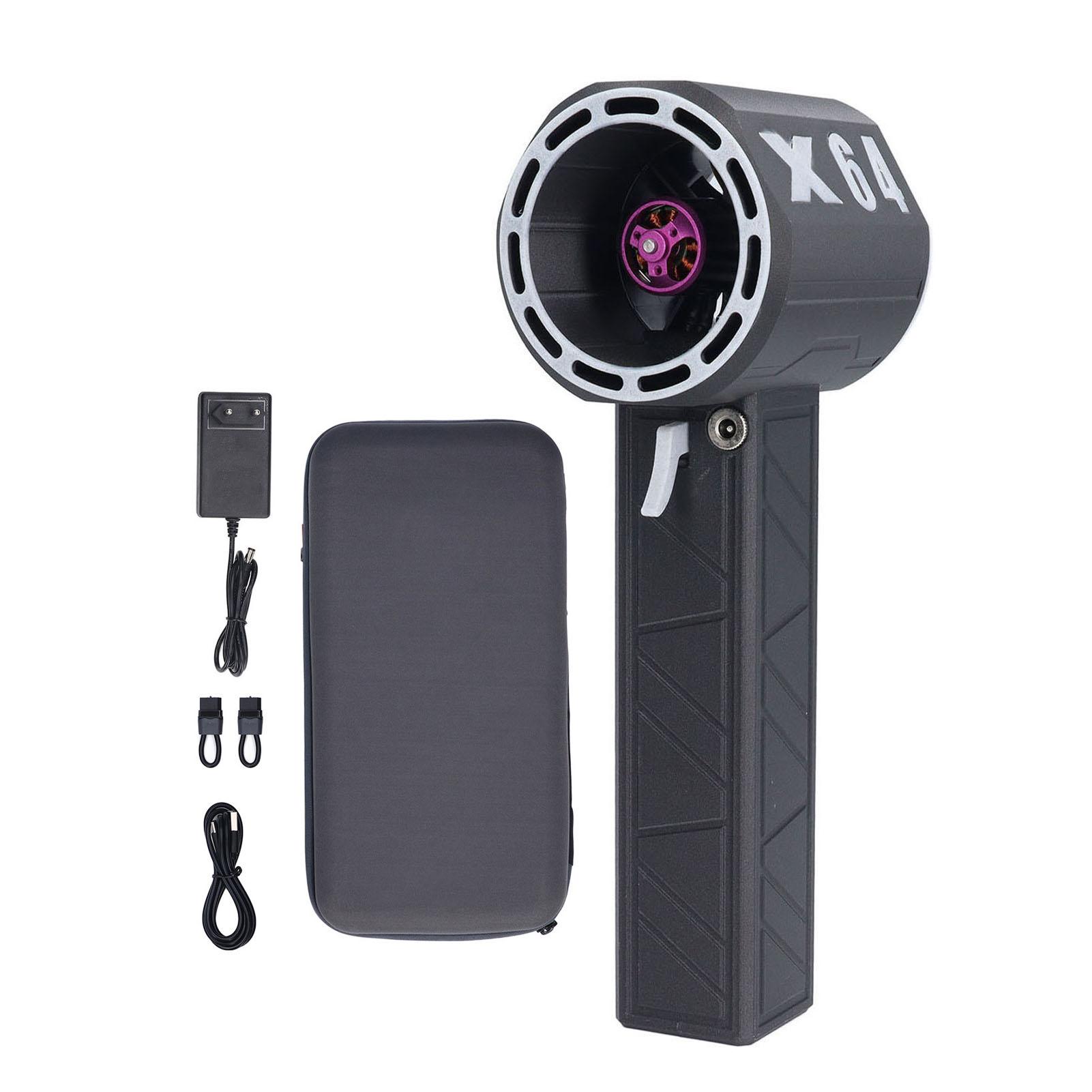 

Воздуходувка Jet Dry Blower, мощная тяга 1400 г, плавная регулировка скорости, аккумулятор 8000 мАч, промышленная турбовоздуходувка EU Plug 100‑240V