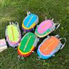 Schoolbag new outdoor color contrast sports mountaineering bag high value travel backpack large capacity fashion simple color contrast backpack