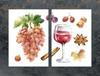 SZKLANA PŁYTA OCHRONNA DO KUCHNI 2x35x52 WINO