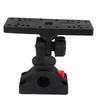 360 Degree Rotating Fish Finder Mount Removable Base Black Color Marine Electronic Mount Boat Electronics Mount Boat Use