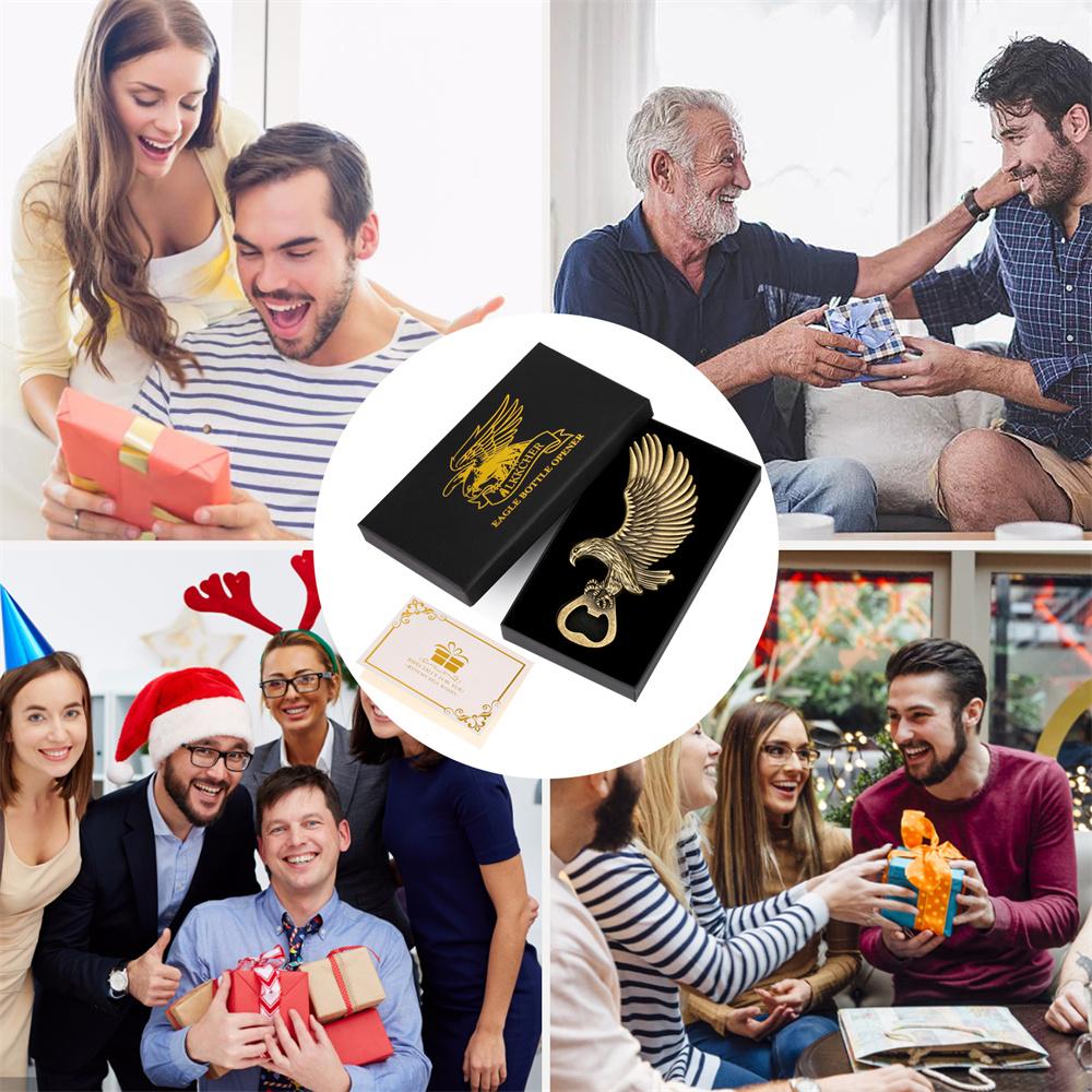Bottle Opener Eagle Wings Retro Beer Opener Bar Tools Birthday Small Gifts Kitchen Bar Accesories with Black Original Box