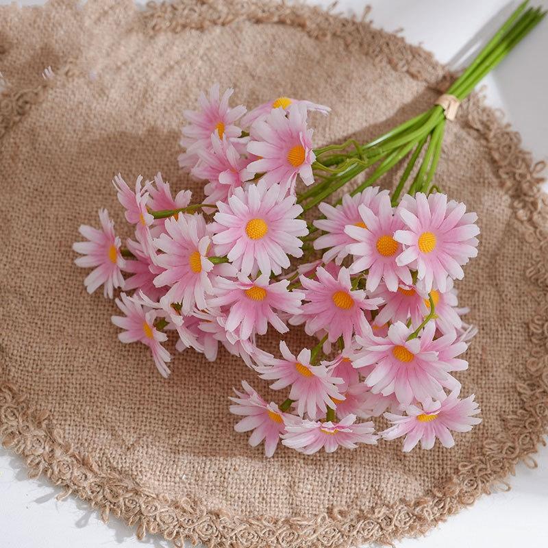Home Interior Artificial Daisy Flowers Long Lasting Artificial Flowers Artificial Flowers Fabric Daisy Flowers