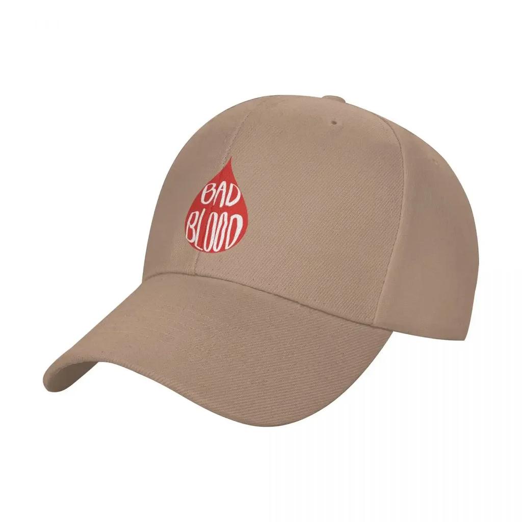 Bad Blood Baseball Cap Trucker Hat Funny hats Golf Wear Wild Ball Boy Womens
