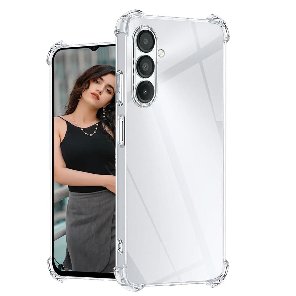 

Ударопрочный прозрачный силиконовый чехол для Samsung A06 A16 A26 A36 A56 A05 A05S A15 A25 A35 A55 A04 A04S A14 A24 A34 A54 Задняя крышка Capa Galaxy A56 4G