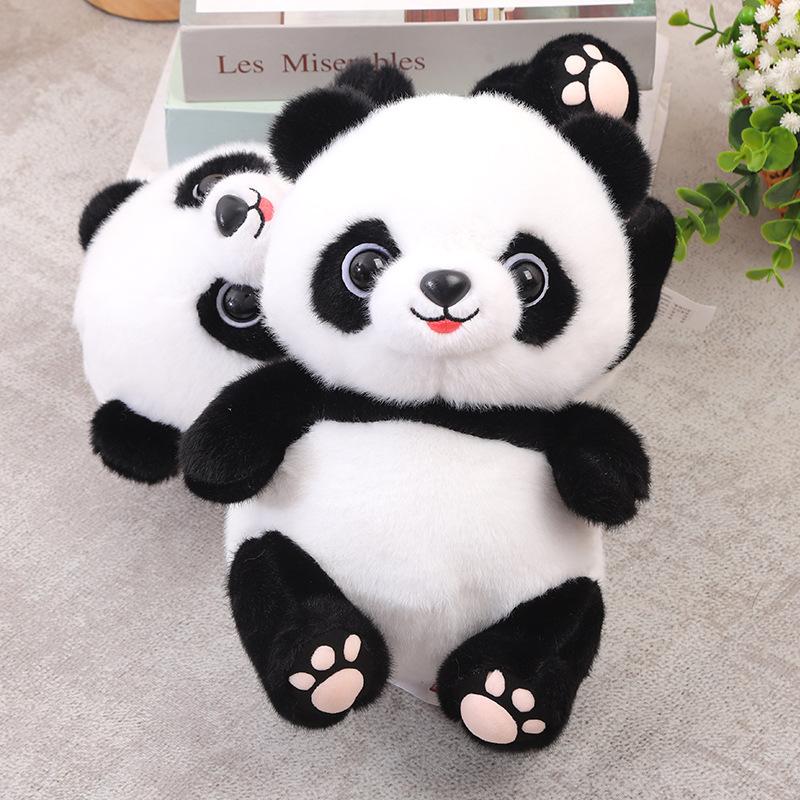 Cute Panda Doll Plush Toy National Treasure Giant Panda Doll Children's Gift 8 Inch Machine Doll
