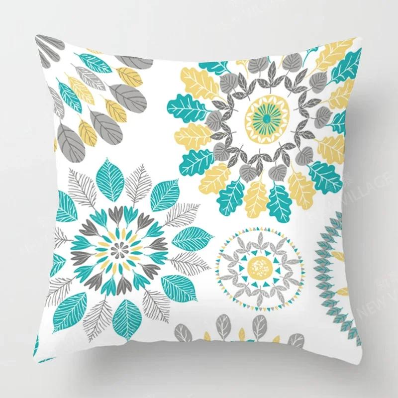 Fall Home Decor Autumn Living Room Throw Pillow Cover Sofa Boho Cushion Cover   Mandala