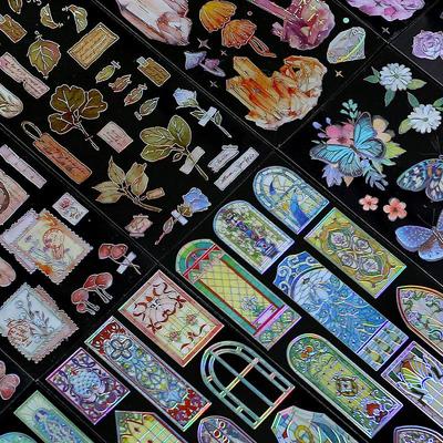 3 Teile/satz Vintage Sammelalbum Aufkleber DIY Fotoalbum Scrapbooking Planer Dekorative Handwerk Schreibwaren Aufkleber LXY