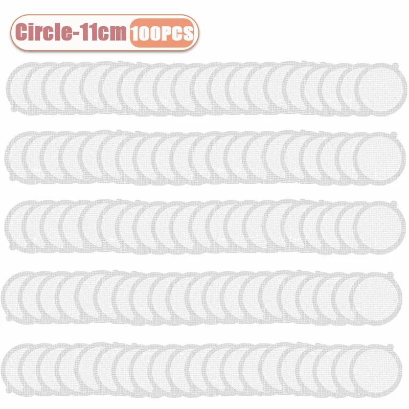 10-100PCS Disposable Floor Drain Sticker Shower Drain Hair Catcher Cover Sink Drain Hair Blocker Bathtub Mesh Filter Sticker