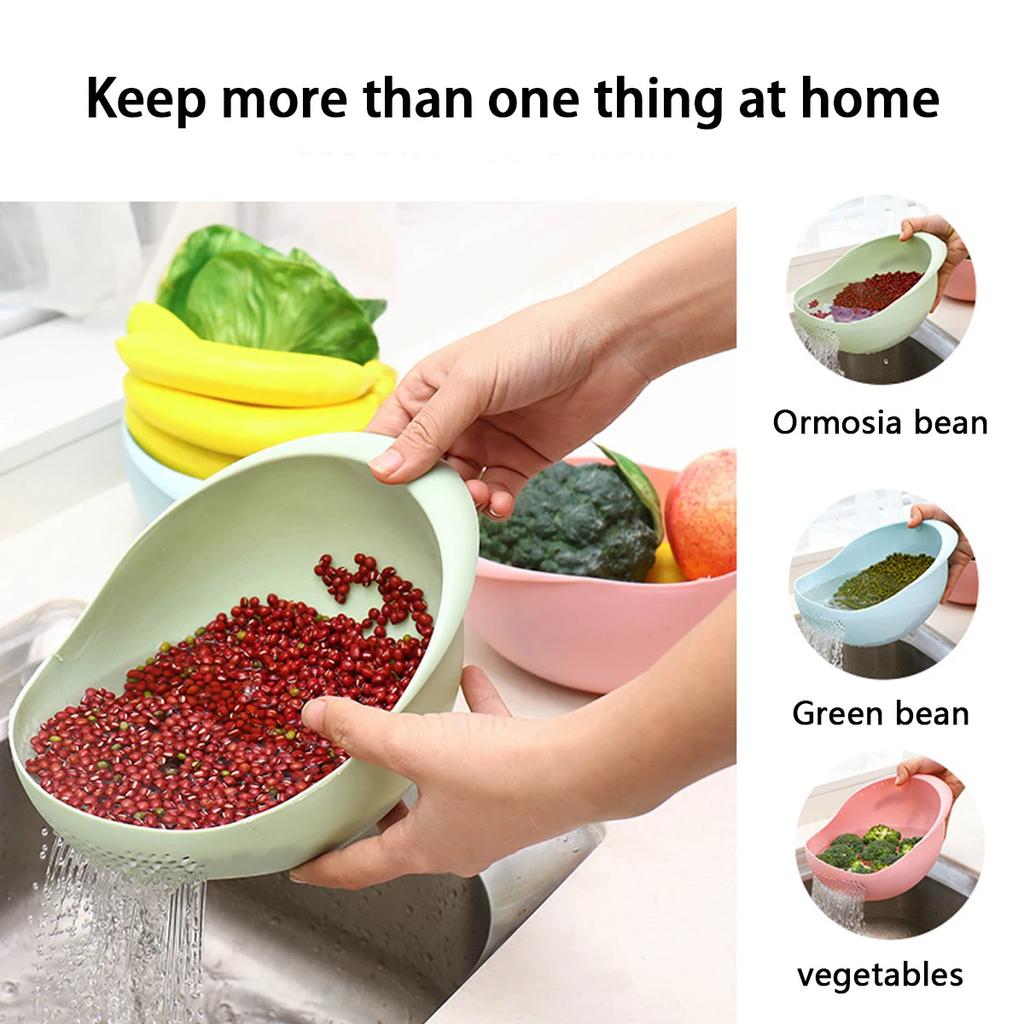 Multi-purpose Rice Drainage Basket and Fruit and Vegetable Drainage Sieve Kitchen Tool Kitchen Gadgets Accessories