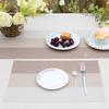 Pack of 4pcs Table Placemats Rectangle Table Mats Heat Insulated PVC Pad Dinner Table Mats 45x30cm