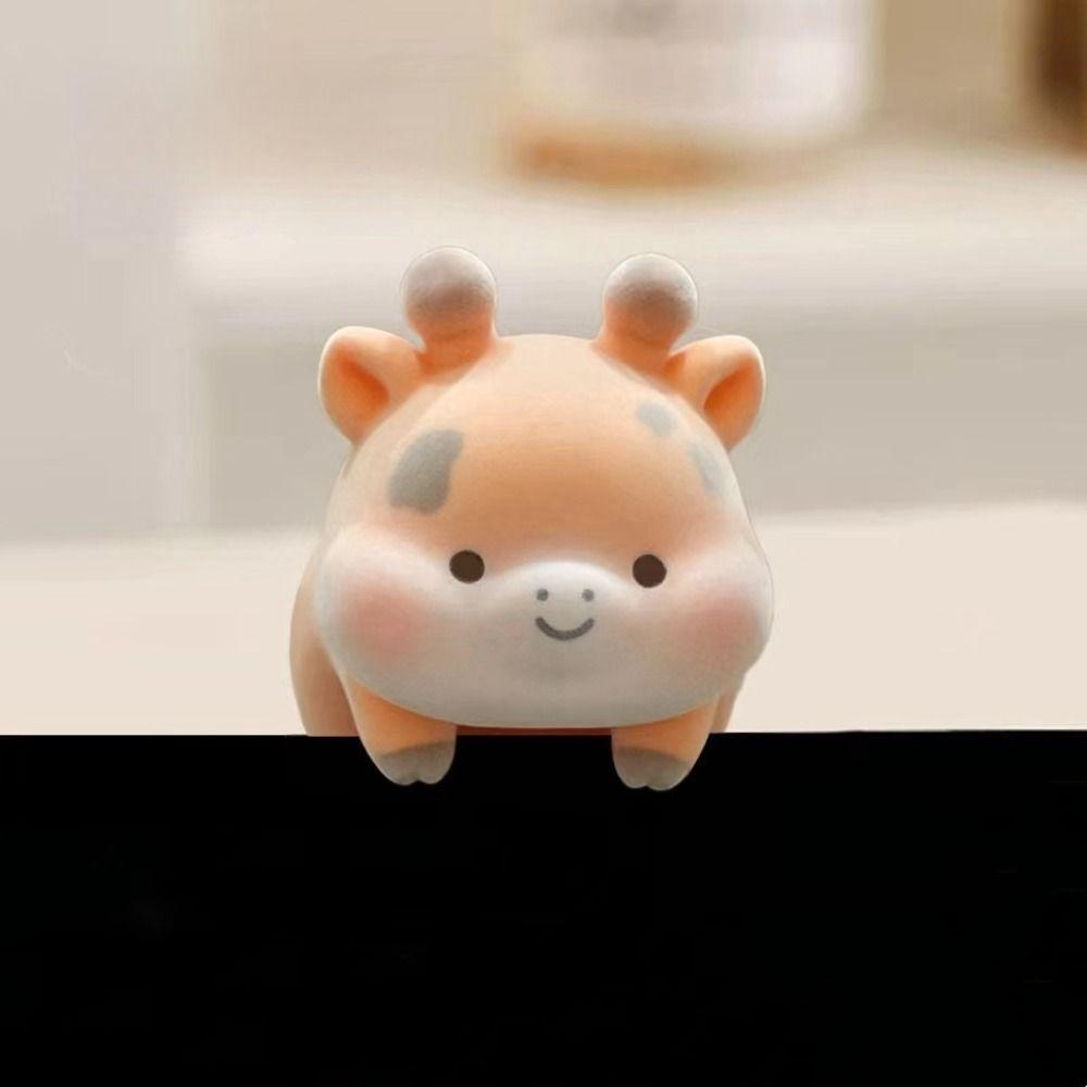 Desk Ornament Computer Monitor Decoration Panda Dog Center Console Doll  Navigator