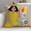 A-Alja Horvat Cushion Cover Cushion Cover Pillowcase, Anti-Mite Invisible Zipper, Linen Sofa Cushion