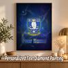 Sheffield Wednesday FC Custom Name Text 5D Diamond Painting Kit DIY Full Drill Diamond Art Decoration