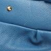 Used MCM Shoulder Bag Leather Blue Used Women