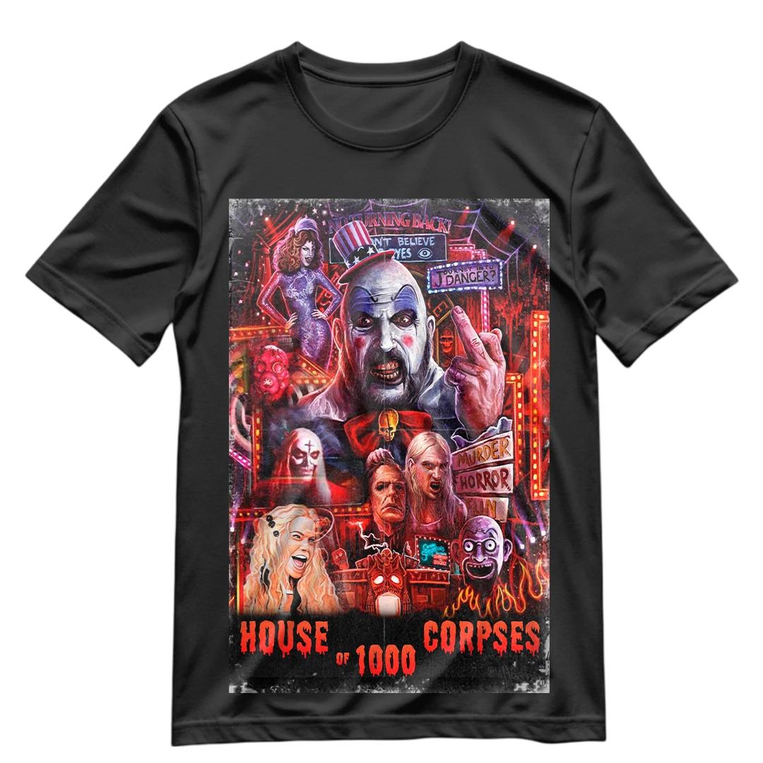 

Футболка House of a 1000 Corpses Рубашка из фильма Роба Зомби S-3X Капитан Спалдинг B S