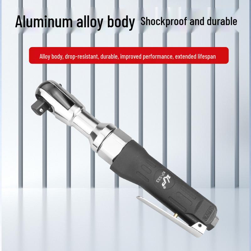 Gaobao Pneumatic Ratchet Wrench: 1/2'' & 3/8'' Drives, Right Angle Air Torque Tool for Auto Repair