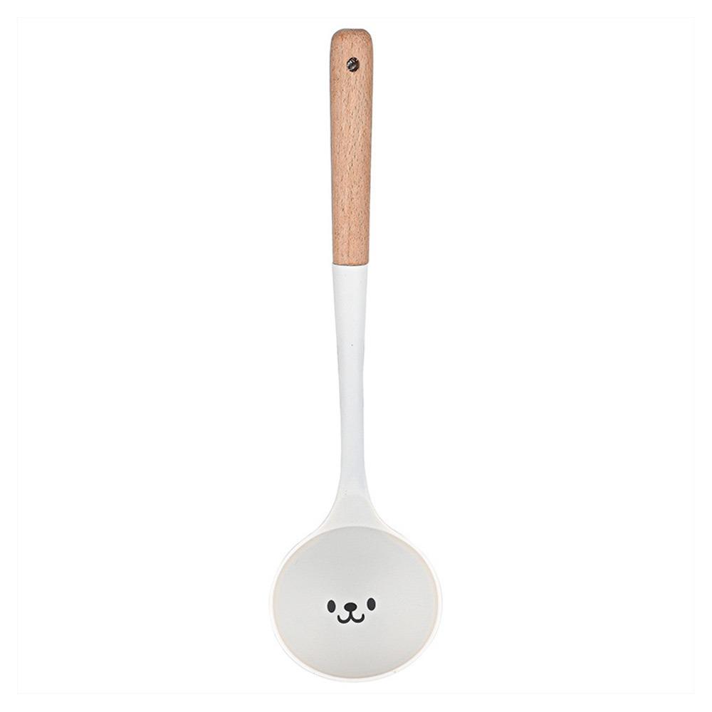 

Heat Resistant Shovel Soup Spoon Ladle Non Stick Kitchen Cooking Utensils for Household Soup spoon