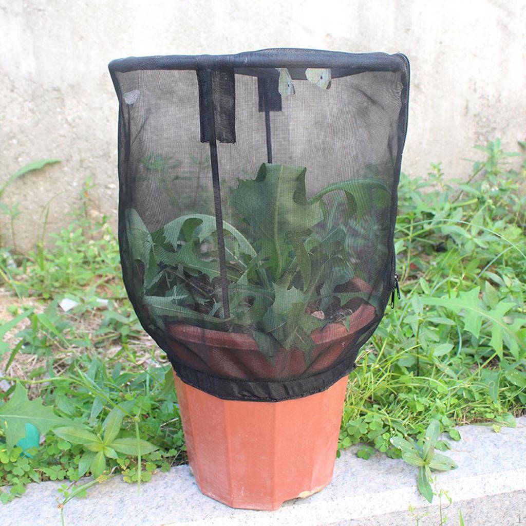 Butterflies Net Cage Reusable, Self Standing Protection Cover, Ventilation Plants Shade Cages