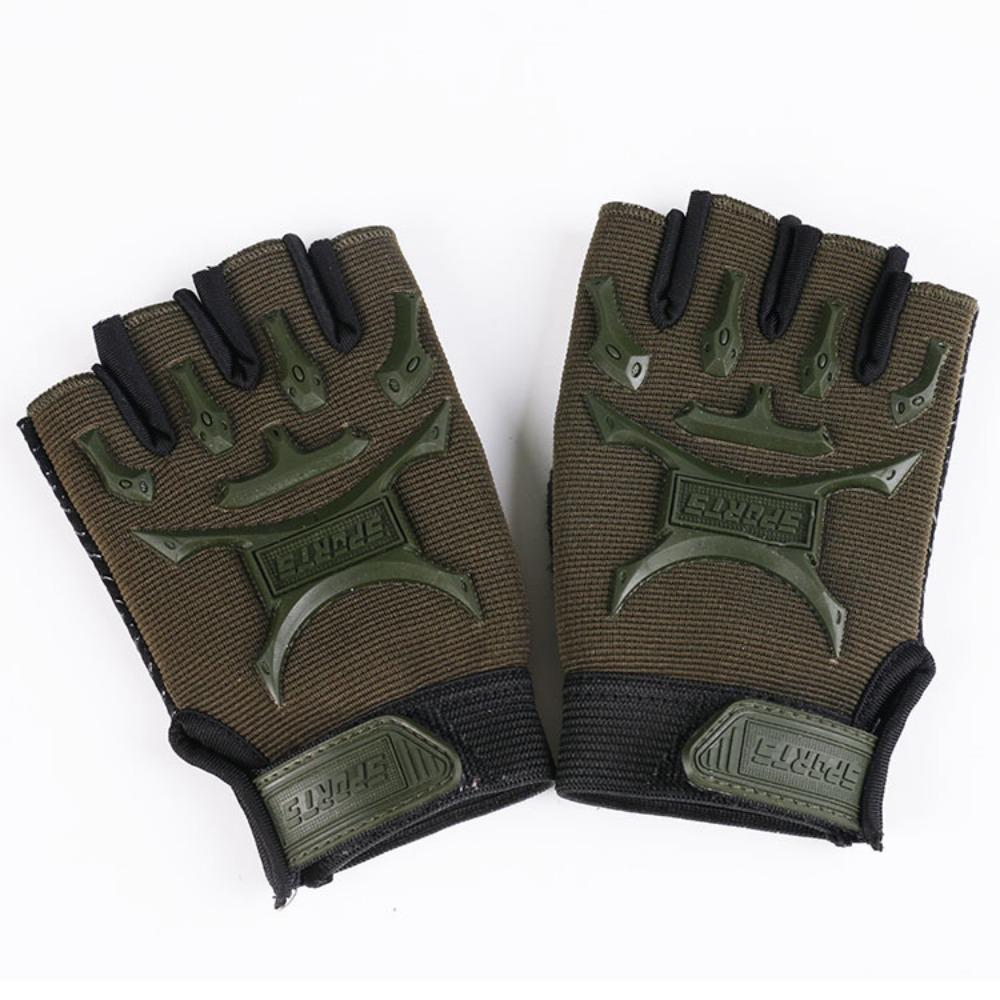 New spring and summer outdoor tactical riding gloves men's and women's motorcycle half-finger sports fitness gloves children's gloves