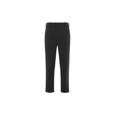 Solid Color Stretch Nine-Point Straight Leg Casual Pants Men Bottoms Lead-Gray 470576-06