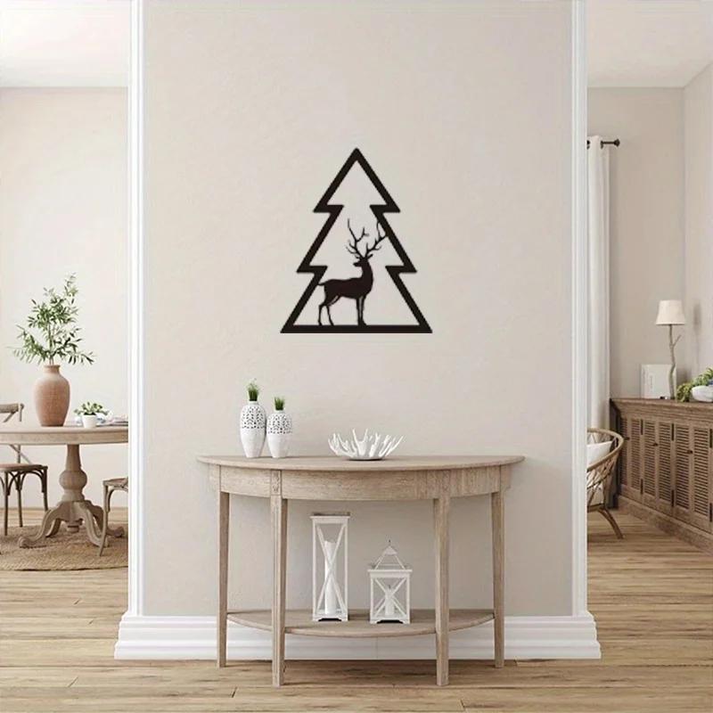 Squirrel Elk Hanging Wall Art, Outdoor Garden Decor, Wedding Party Decoration, Halloween Christmas New Year Gift