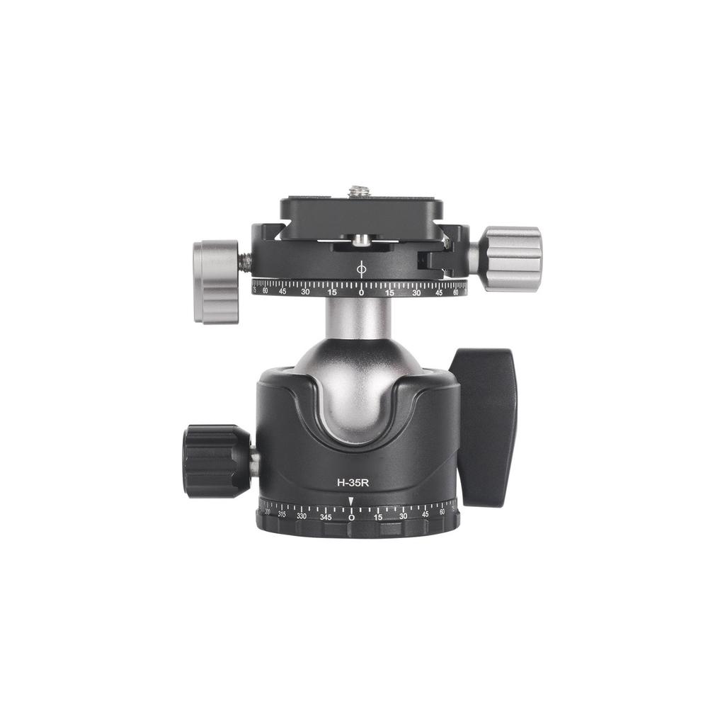 Low Profile Camera Tripod Ball Head 35mm Panorama Ball Head with 1 4 Quick Release Plate for Tripod Monopod