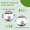 M-Modern-Stainless Steel Spaetzle Maker Lid With Scraper Traditional German Egg Noodle Maker Pan Pot Spaghetti Strainer