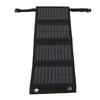 Folding Solar Panel with USB Port 5.5V 20W Monocrystalline High Efficiency IP65 Waterproof for Outdoor Camping Black