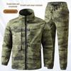 Unisex Camouflage Workwear Set - Durable, Breathable, Thickened for Outdoor and Industrial Use In Spring or Autumn.