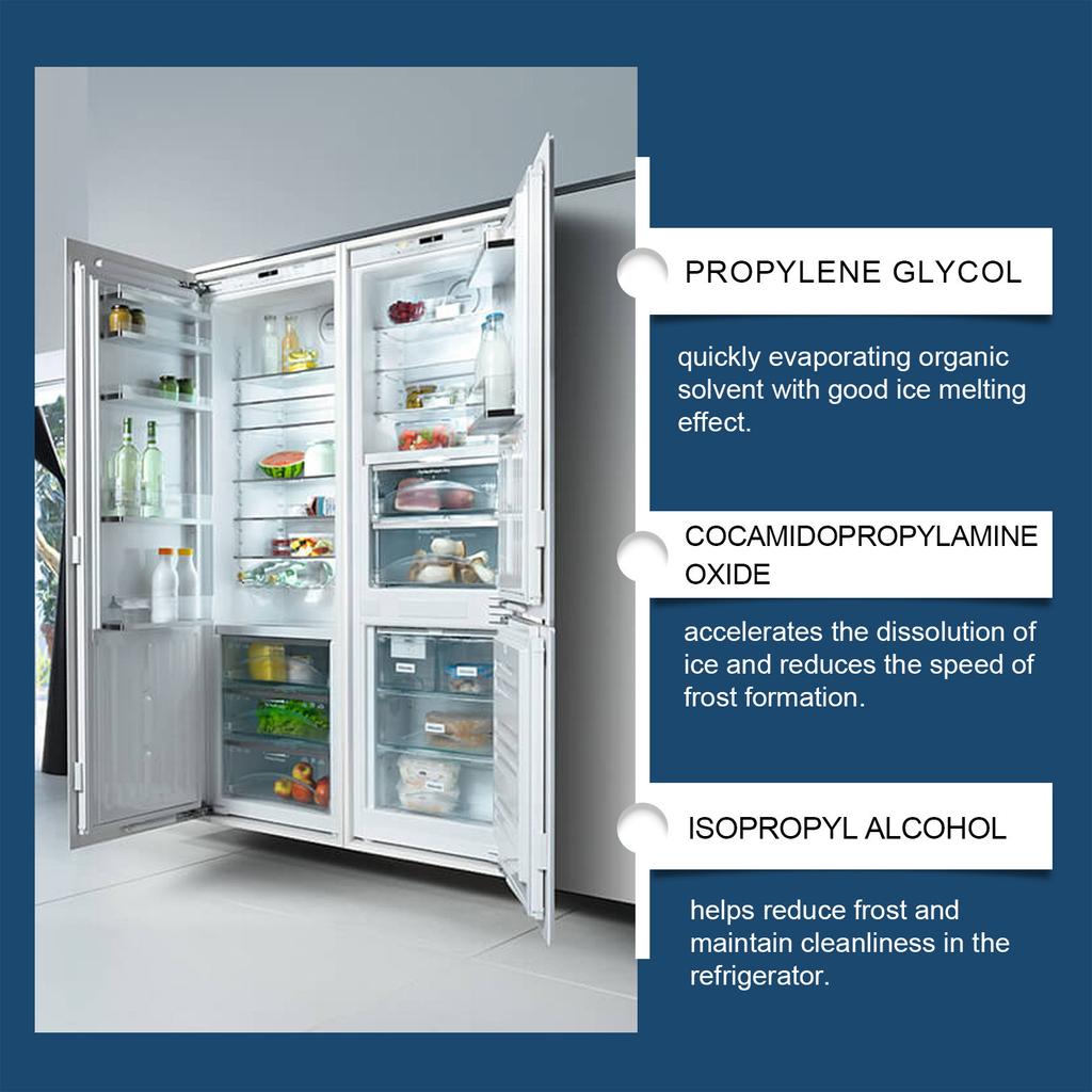 Kühlschrank-Enteisungsspray, Kühlschrank-Enteisungsmittel, effektiv