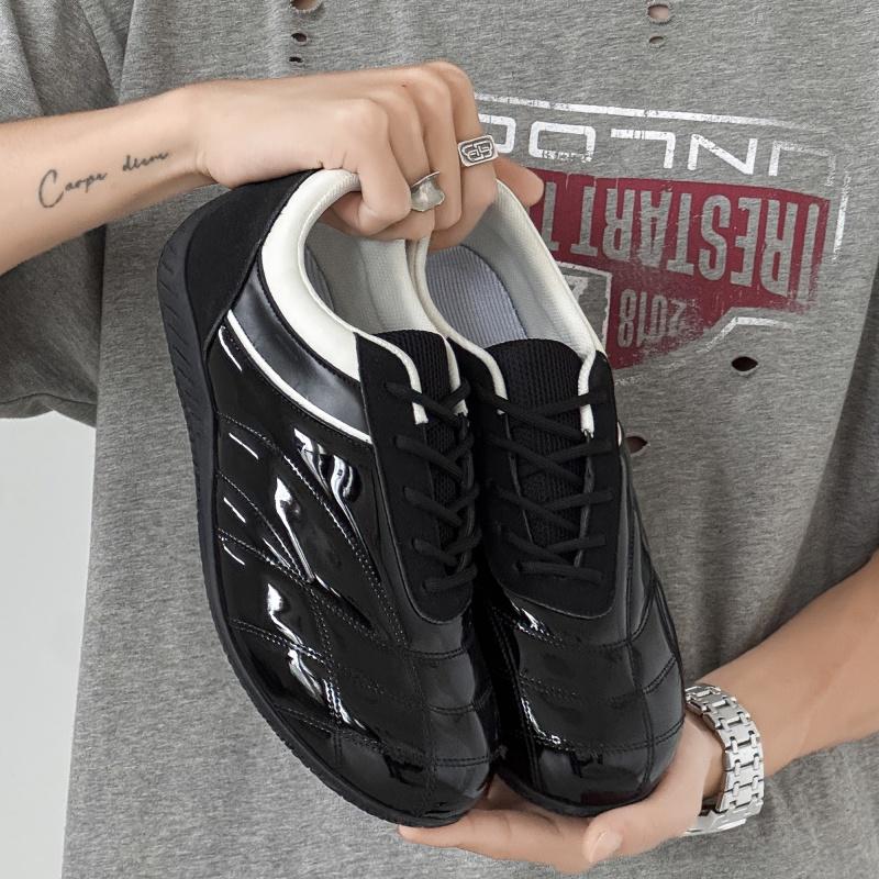 Fashion New Mens Soft Bottom Leather Casual Shoes Leisure Walk Male Treking Footwear Non-Slip Outdoor Sneakers New Arrival Driving Shoes