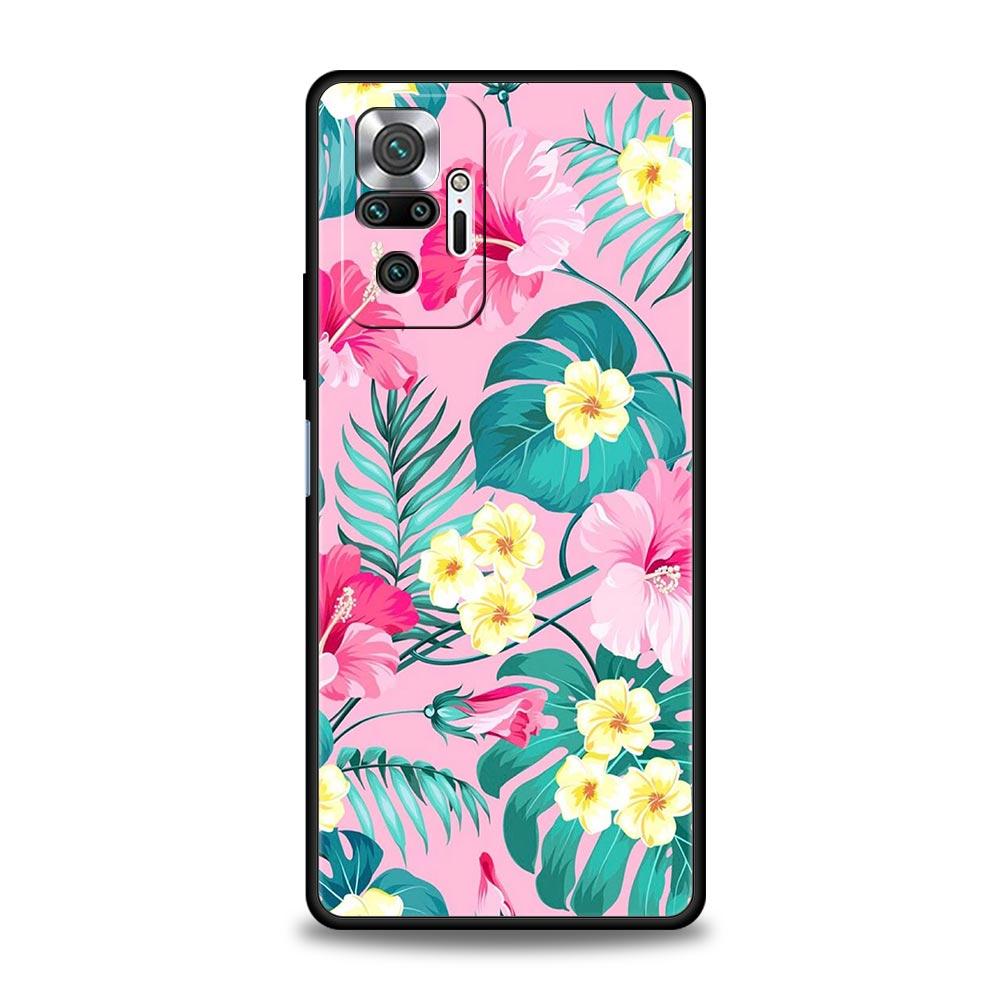 Summer Colorful Flower Phone Case For Xiaomi Redmi Note 15 14 13 12 5G 11 10 Pro Plus 4G 9S 14C 13C 12C 10C Soft TPU Cover