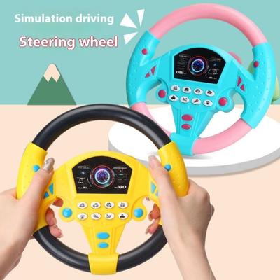 Volante modelo de simulação infantil brinquedo educativo copiloto volante musical artefato de descompressão pequeno presente