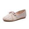 Summer New Arrival 2025 Flat Slip On Casual Linen Woman Footwear Sale Fashion Low Price Light Walking Breathable Shoes for Women