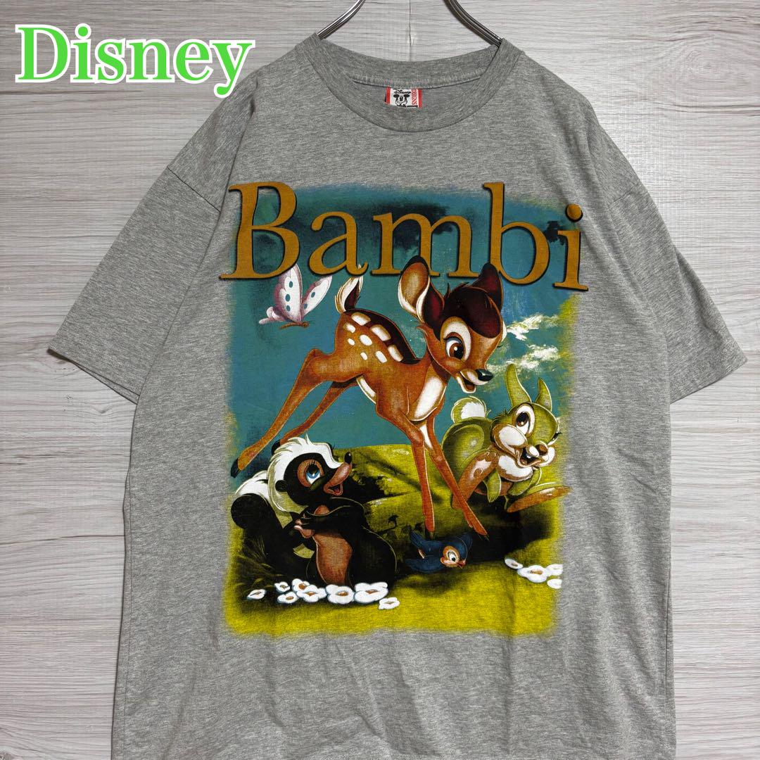

[USED] Hard to find Disney Bambi T-shirt, size XL, 90s, double-sided design, rare