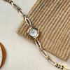 Vintage Diamond Shaped Ladies Quartz Watch With Water Resistance For Fashion Enthusiasts