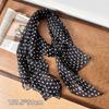 Fashion Polka Dot Pattern Decorative Skirt Thin Fabric Versatile Hip Scarf Lightweight Waist Belt Jeans Matching Hip Scarf