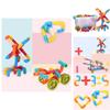 Wasserrohr Bausteine Kreatives Puzzle Montagespielzeug Für Jungen und Mädchen 2-3 Jahre