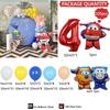 105PCS Super Wings Themed Balloon Arch Kit Boy Birthday Party Deco Blue Yellow Globos Set Birthday Supplies Baby Shower Kids Toy