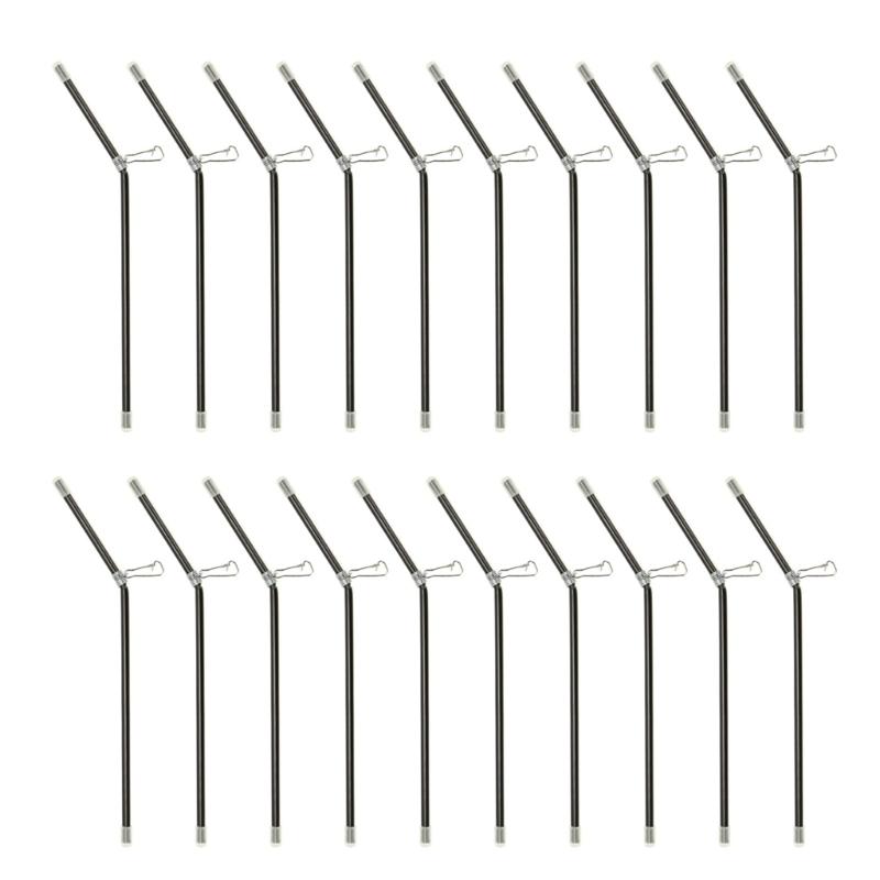 

Set of 20 Fishing Balance Connector Anti Tangles Booms for Sea Fishing Prevents Tangles and Enhances Presentation 20cm