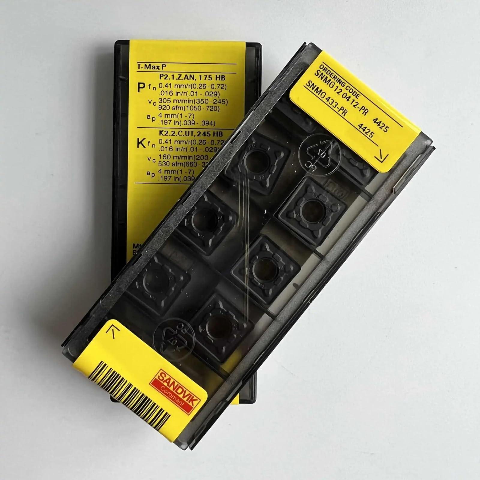 

Original Sandvik / SNMG120412-PR 4425 / CNC lathe carbide blade 10 PCS