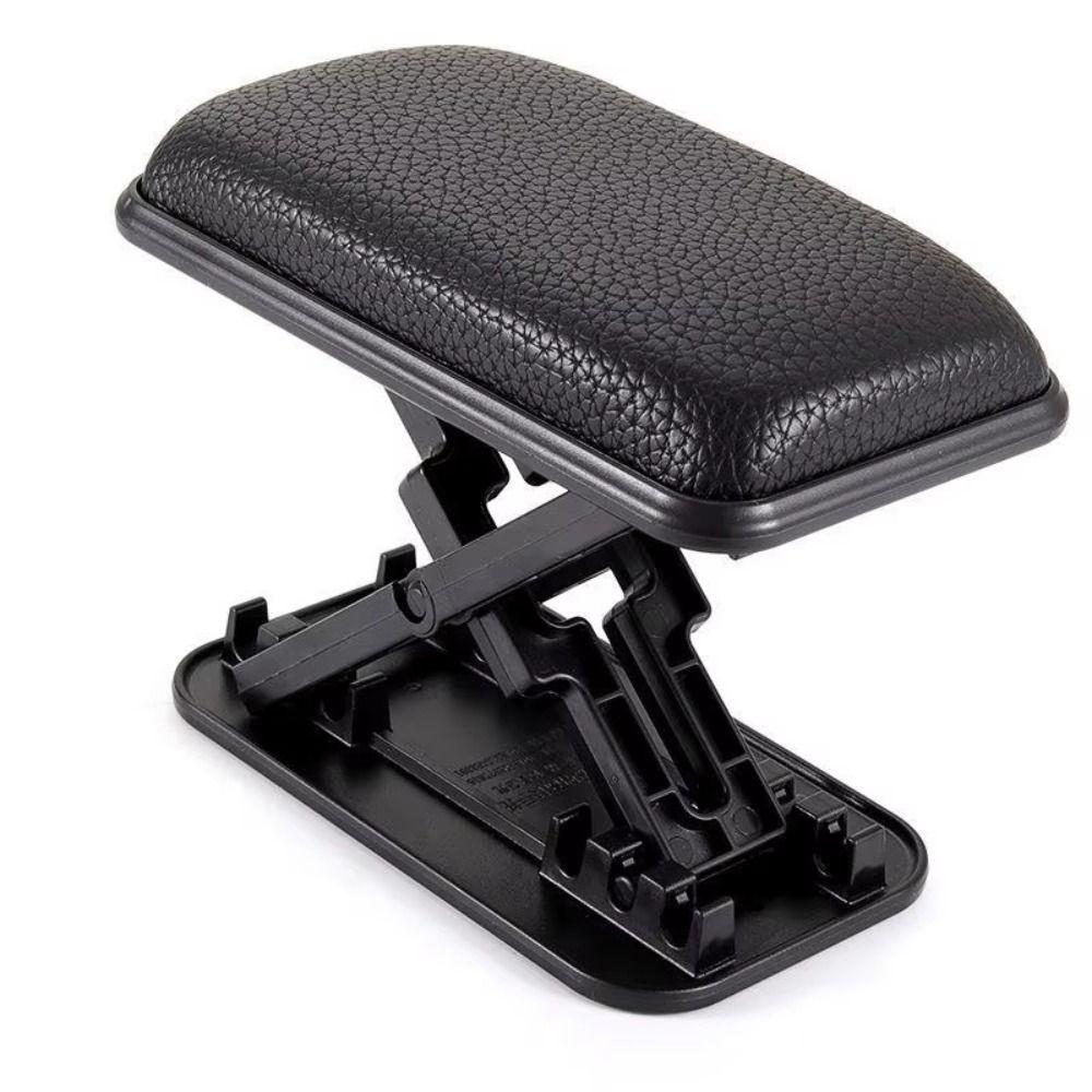 Adjustable Height Car Armrest Pad Universal Fit Anti-Fatigue Design Armrest Cushion Ergonomic Design Left Hand Position