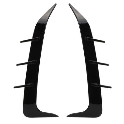 2 Pcs Rear Bumper Spoiler Glossy Black Lower Air Vent Cover Trim Frame for X6 G06 M Sport 2019 To