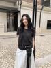 MMC Women's Spring-Summer 2026 Wool Korean Style Short Sleeve T-shirt & Inner Vest Set