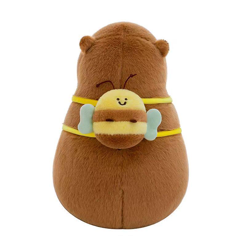 

Трансграничный рюкзак-капибара, плюшевая игрушка и кукла, подарок для детей 23cm (European Mink Fabric)